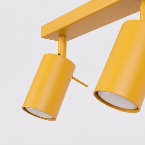Taklampa RING 2 gul