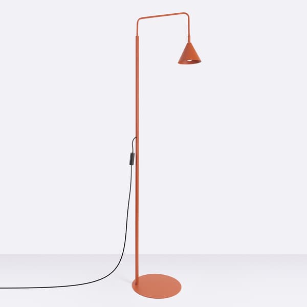 Golvlampa NOX röd ockra
