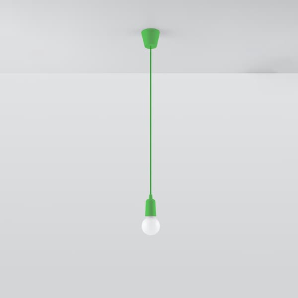 Pendel lampa DIEGO 1 grön