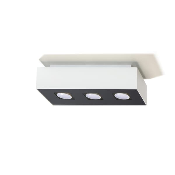 Taklampa MONO 3 vit