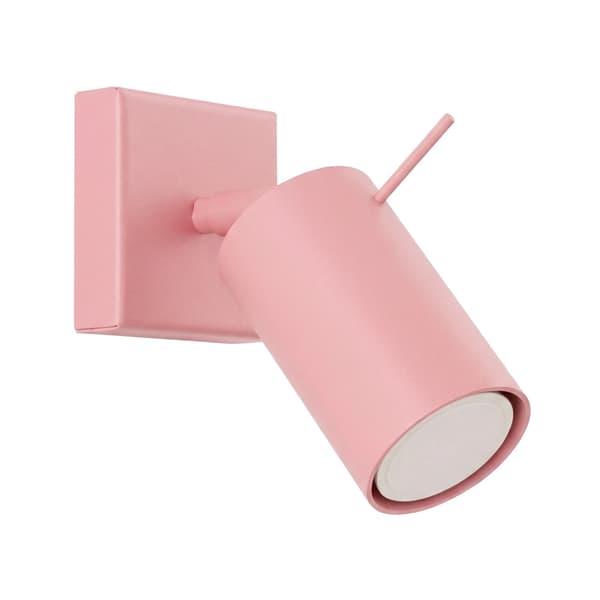 Vägglampa RING rosa