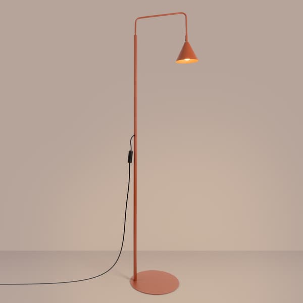 Golvlampa NOX röd ockra