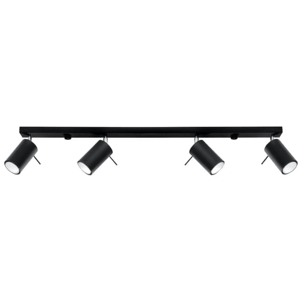 Taklampa RING 4L svart