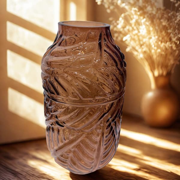 Vas Orange Glas 21 cm