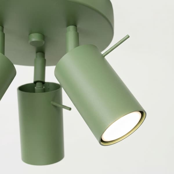 Taklampa RING 3P salvia