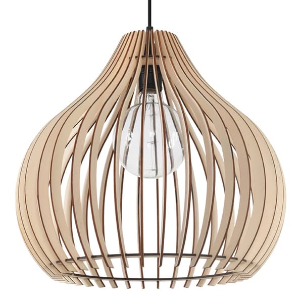 Pendel lampa APRILLA trä