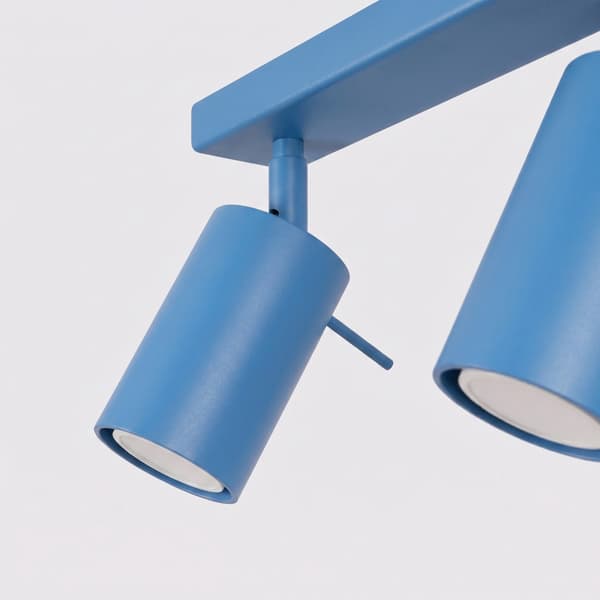 Taklampa RING 6L azurblå