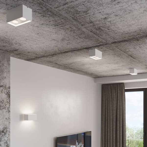 Vägglampa QUAD MAXI vit