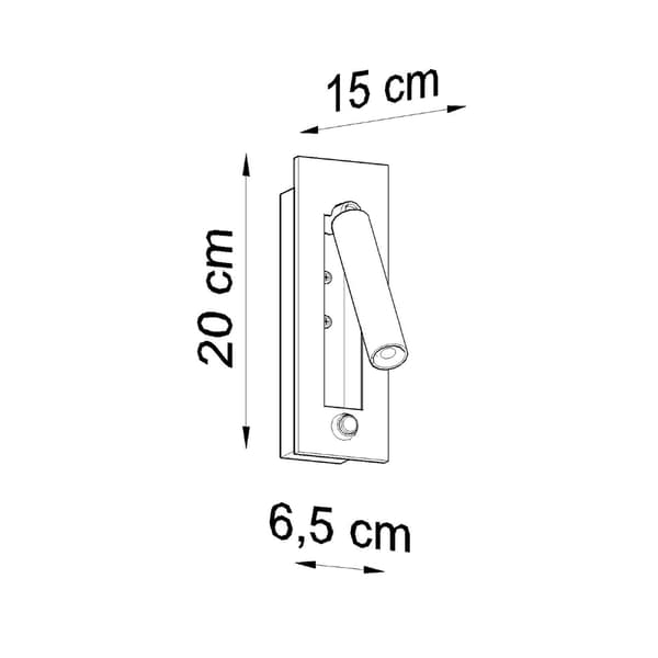 Vägglampa ENIF svart