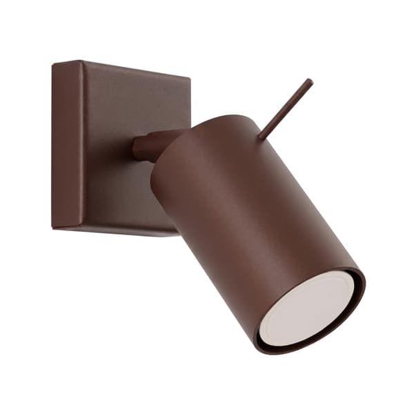 Vägglampa RING brun