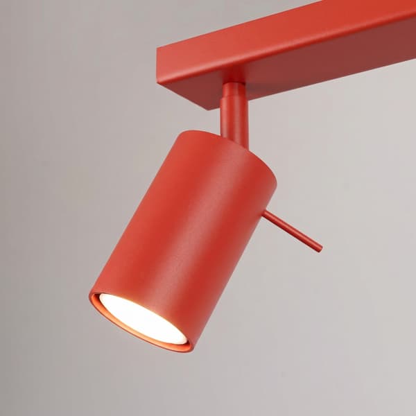 Taklampa RING 3L röd