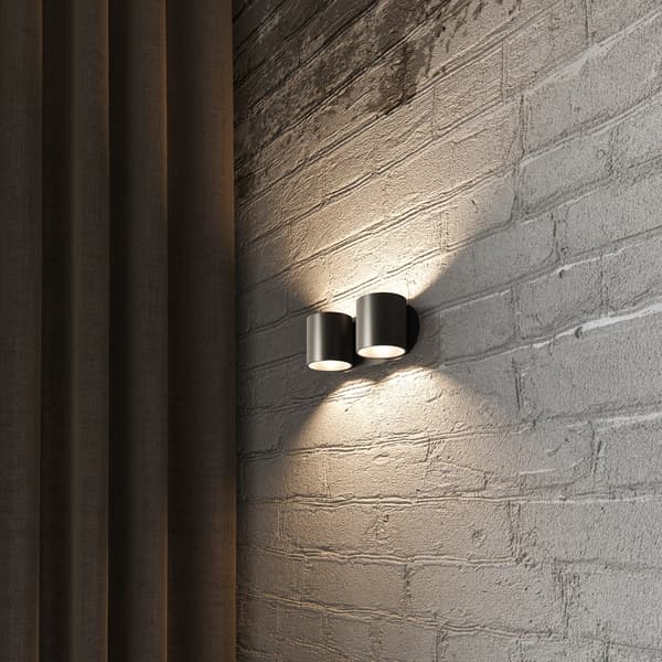 Vägglampa ORBIS 2 svart