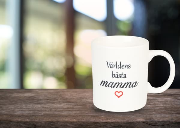 Mugg Världens bästa mamma