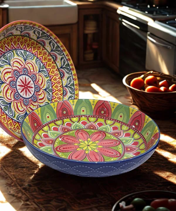 Skål Mönstrad 22 cm