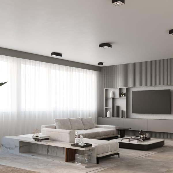 Taklampa MONO 4 svart