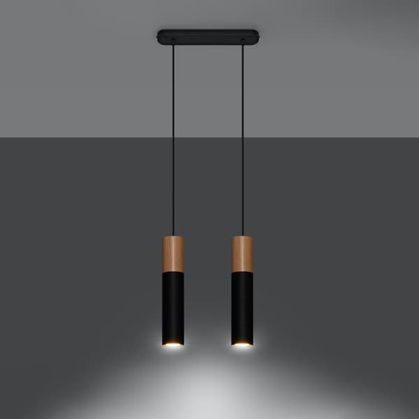 Pendel lampa PABLO 2 svart