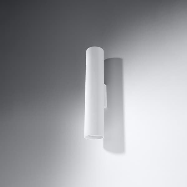 Vägglampa LAGOS vit