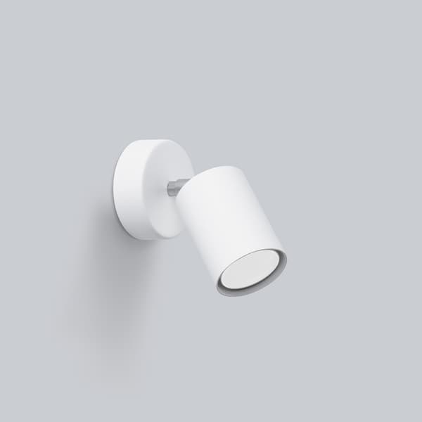 Vägglampa LEMMI 1 vit