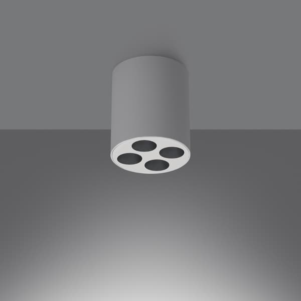 Taklampa ZOE vit LED