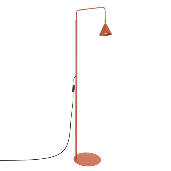 Golvlampa NOX röd ockra
