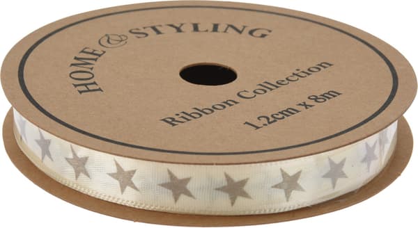 Band Textil Vitt Jul 8 meter
