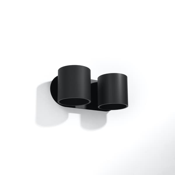 Vägglampa ORBIS 2 svart