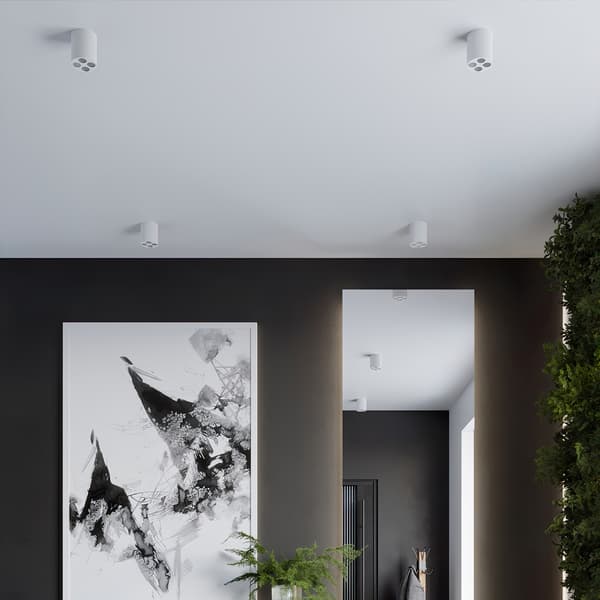 Taklampa ZOE vit LED