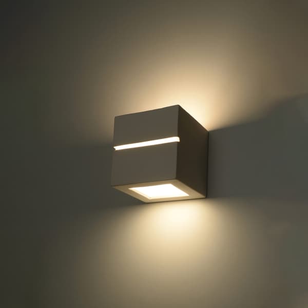 Vägglampa keramik LEO LINE