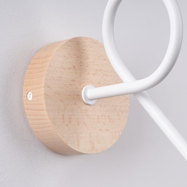 Vägglampa EMBER vit