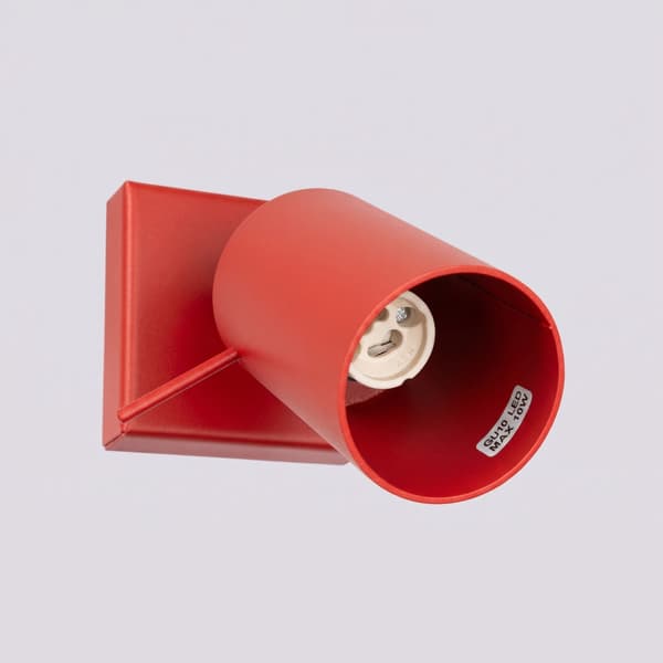 Vägglampa RING röd