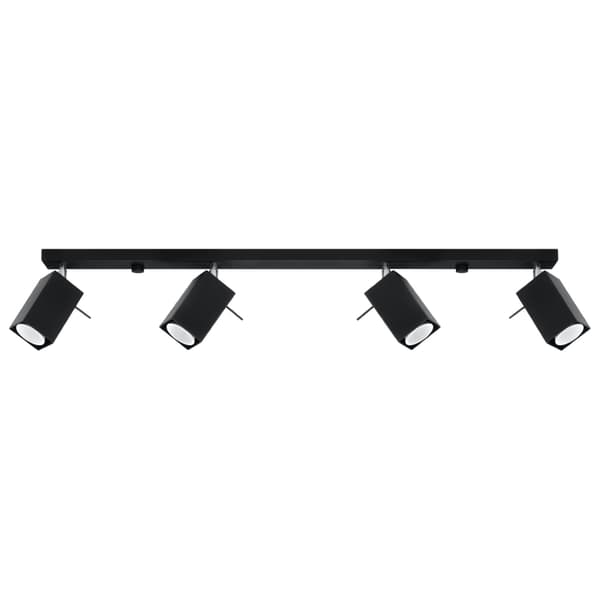 Taklampa MERIDA 4L svart