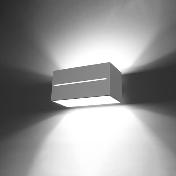 Vägglampa LOBO MAXI vit