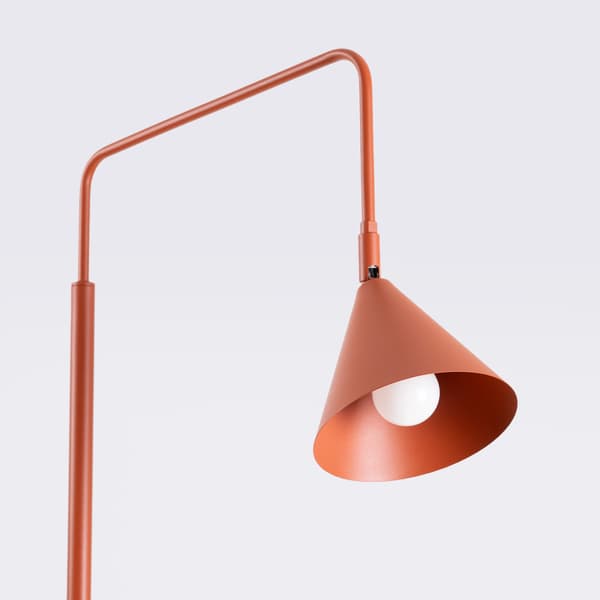 Golvlampa NOX röd ockra