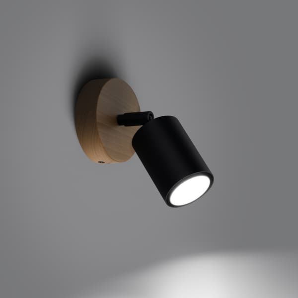 Vägglampa VERDO svart