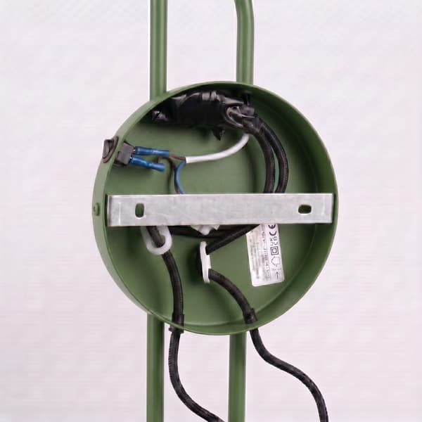 Vägglampa NOX 2 olivgrön med strömbrytare