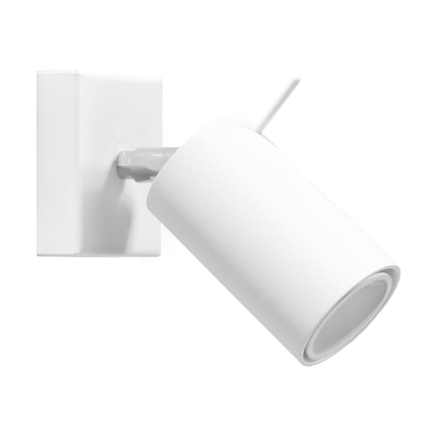 Vägglampa RING vit