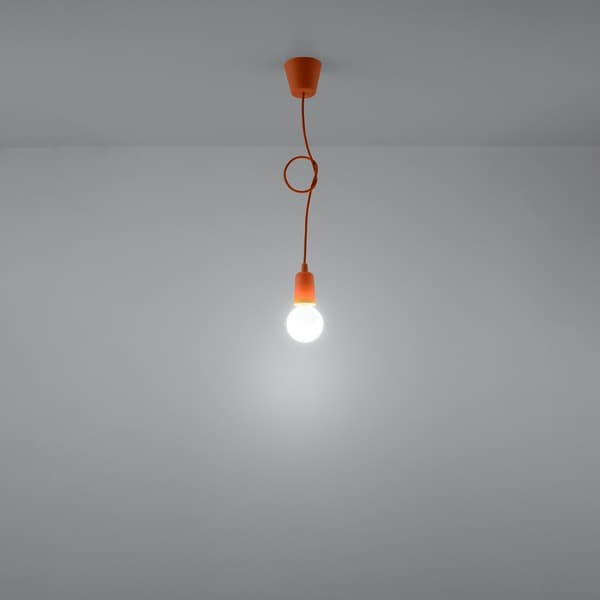 Pendel lampa DIEGO 1 orange