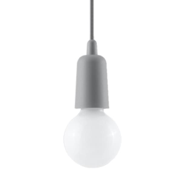 Pendel lampa DIEGO 1 grå