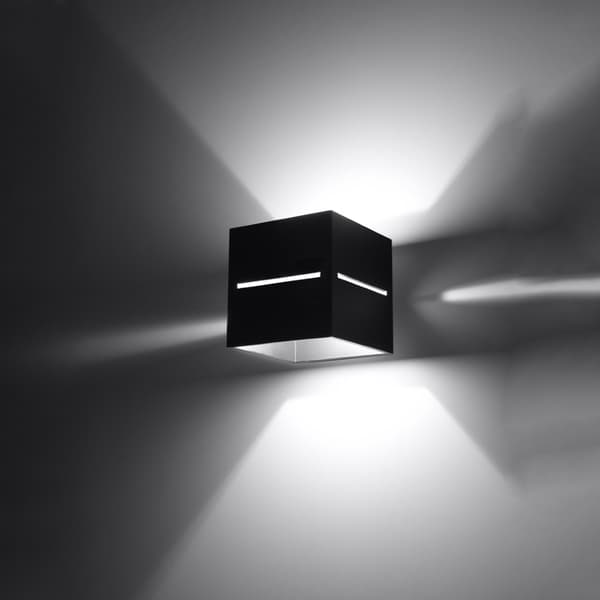 Vägglampa LOBO svart