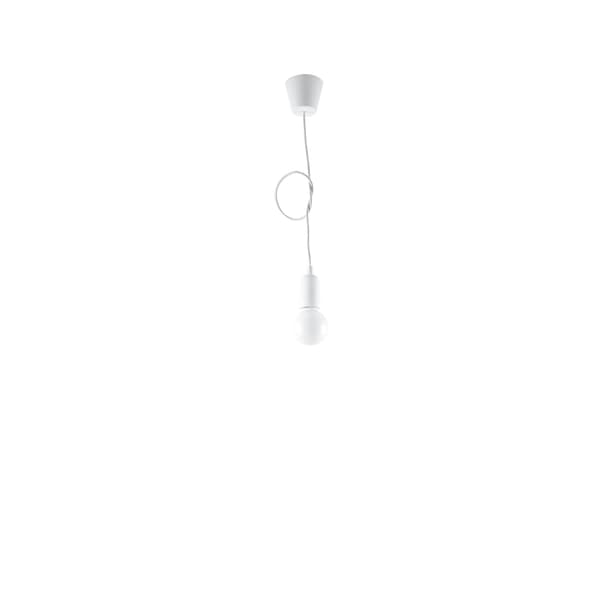 Pendel lampa DIEGO 1 vit