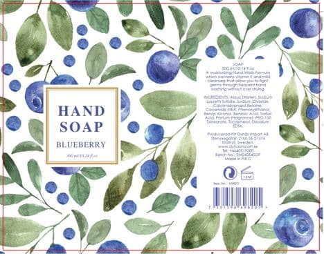 Handkräm Handlotion Blåbär 300 ml