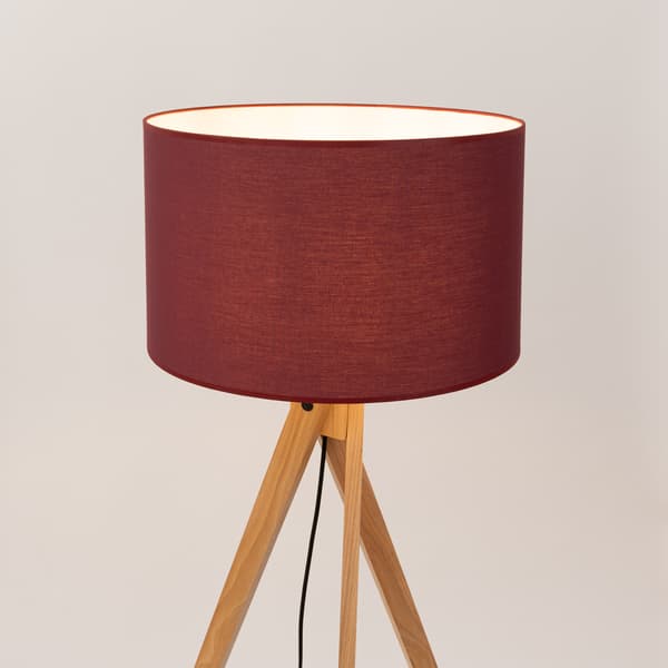 Golvlampa NATT vinröd