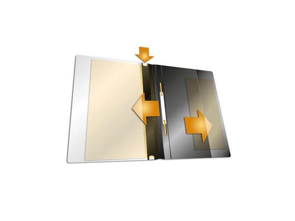 Offertmapp DURAPLUS EU m.ficka A4 svart 25st