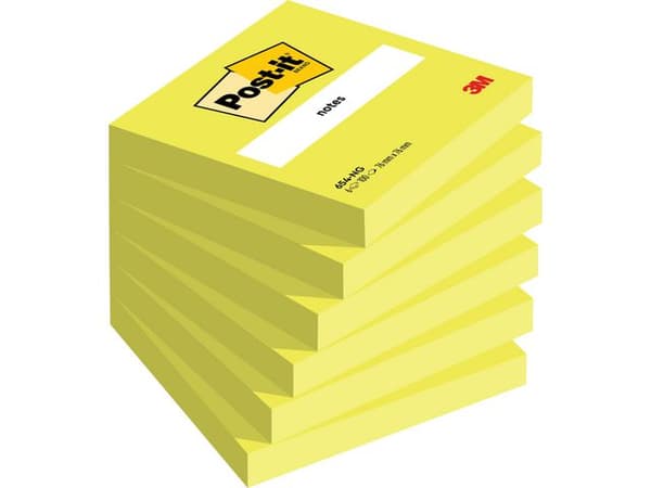 Notes POST-IT neon 76x76mm grön 6st