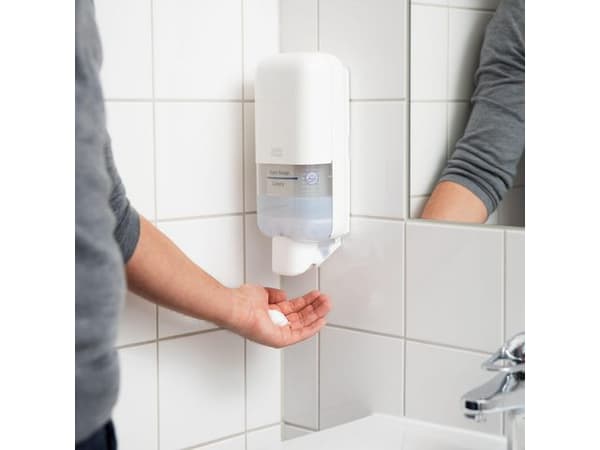Dispenser TORK S4 tvål/handsprit vit