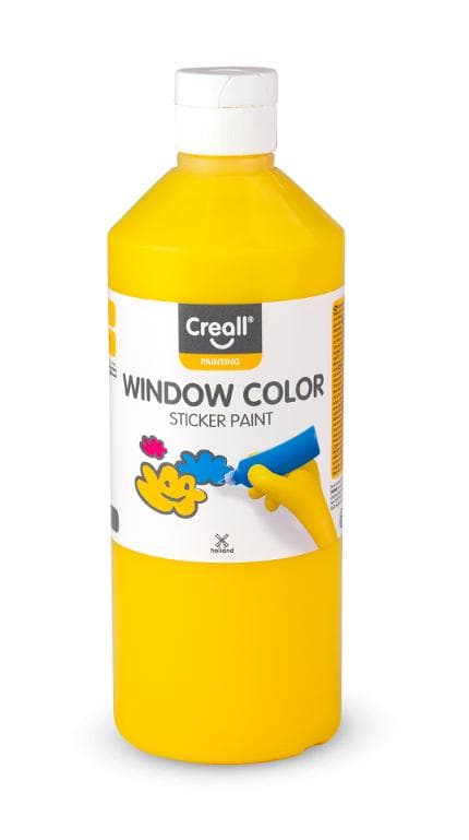 Fönsterfärg CREALL 500ml gul