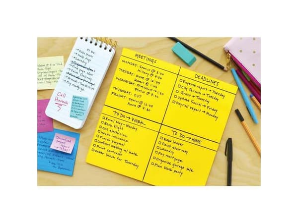 Notes POST-IT SS 279x279mm gul 6st