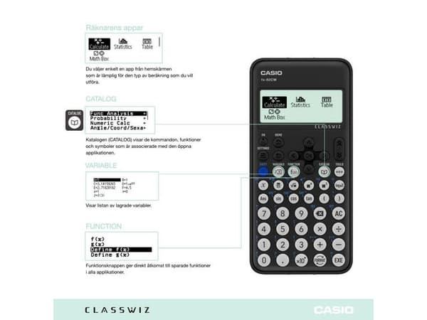 Teknisk räknare CASIO FX-82CW