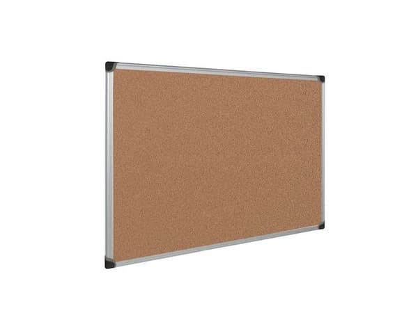 Anslagstavla BI-OFFICE kork 90x60cm