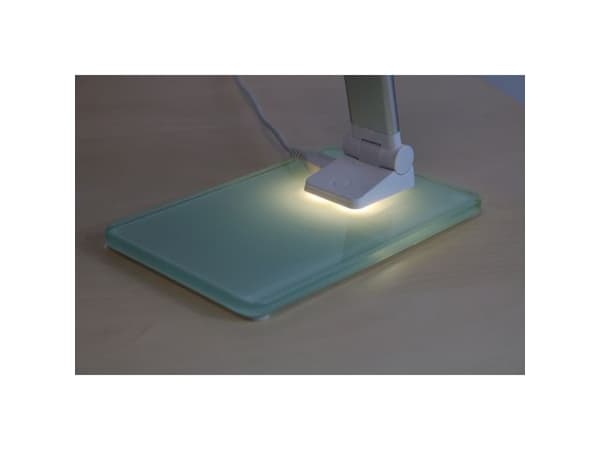 Lampa UNILUX Popy LED silver/vit